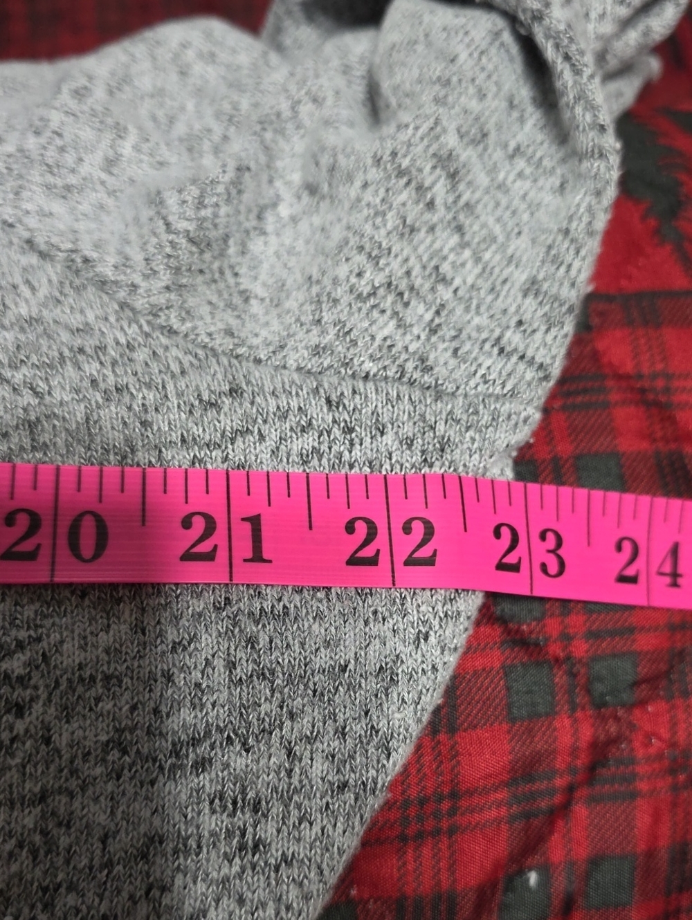 Torrid Women's Heather Gray Ruched V-Neck Sweater Knit Dress Pockets Sz 2X EUC - Picture 9 of 11